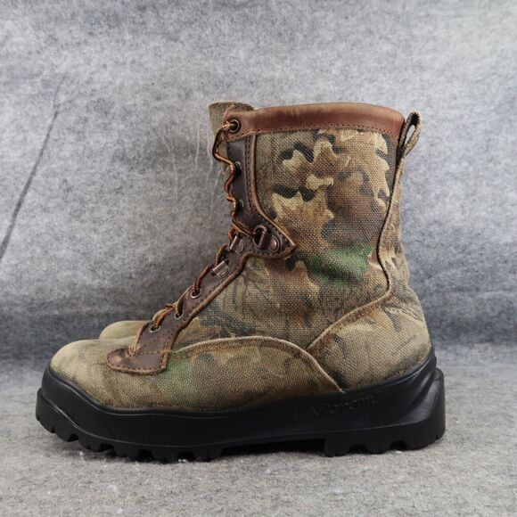 Danner Boots Mens 7 Combat Hunting Waterproof 600g Insulated Camo Outdoor Retro - Picture 4 of 16